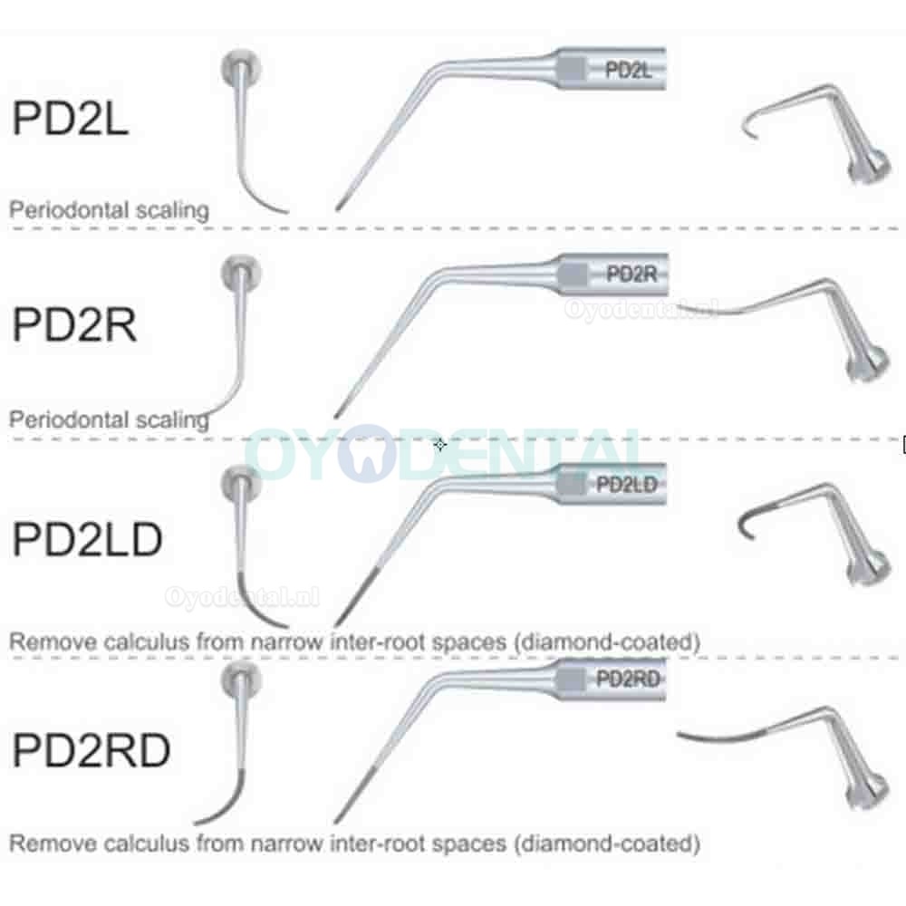 10Pcs Woodpecker DTE Dental Ultrasonic Scaler Periodontal Scaling Tips Fit Satelec NSK