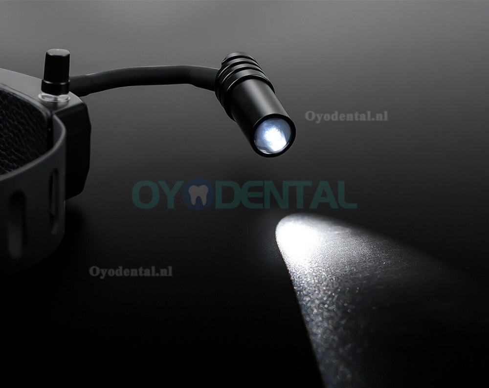 3.5X420mm Tandheelkundige verrekijker vergrotende loepen met 5W LED-koplamplamp