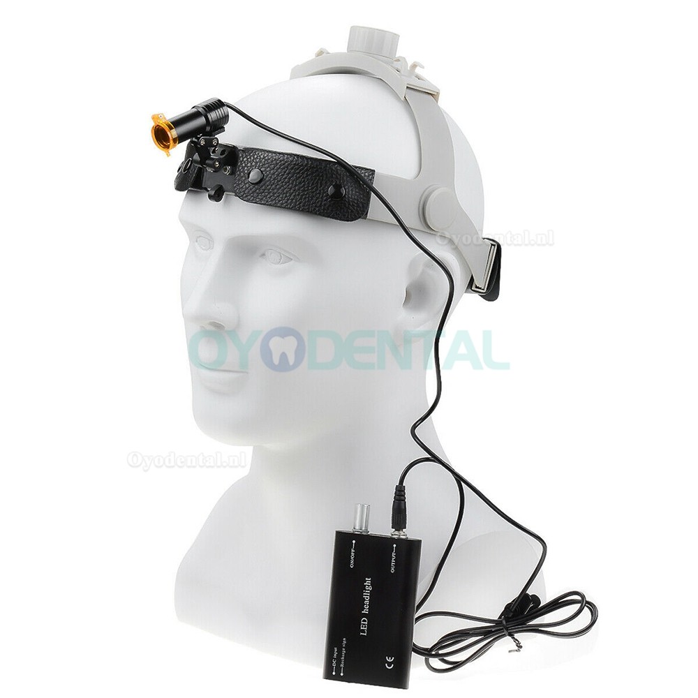 Tandheelkundige medische 5W LED hoofdlamp met filter hoofdband hoofdlamp ENT orale gynaecologie
