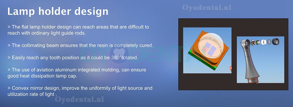 Denjoy iCure DY400-7 Tandheelkundige LED 1S-uithardingslamp met orthodontische bleekdesinfectiefunctie