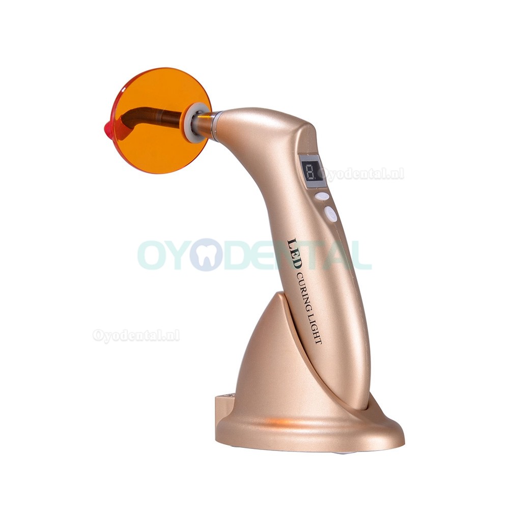 Tandheelkundig LED-uithardingslamp Draadloze 1500mw 5 Kleuren