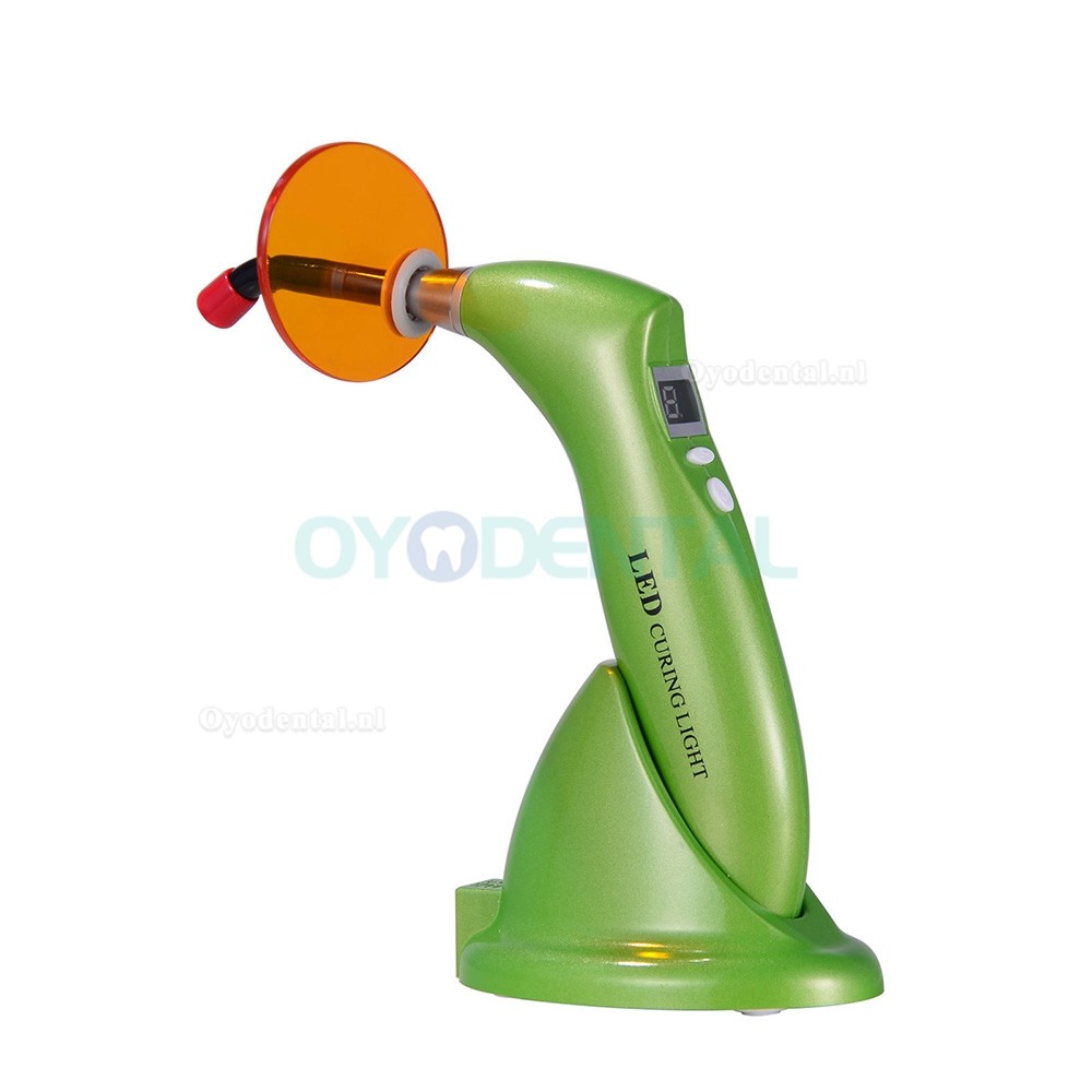 Tandheelkundig LED-uithardingslamp Draadloze 1500mw 5 Kleuren