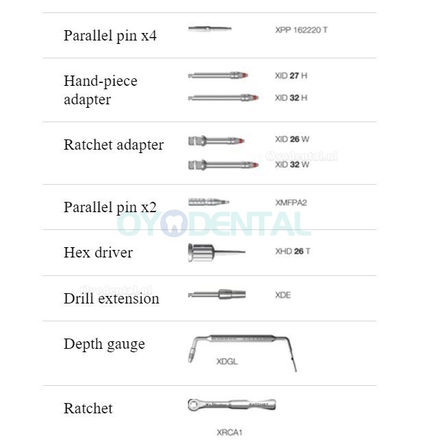 Dentium Tandheelkundige chirurgische toolkit UXIF SuperLine implantaatchirurgie-instrumentenkit