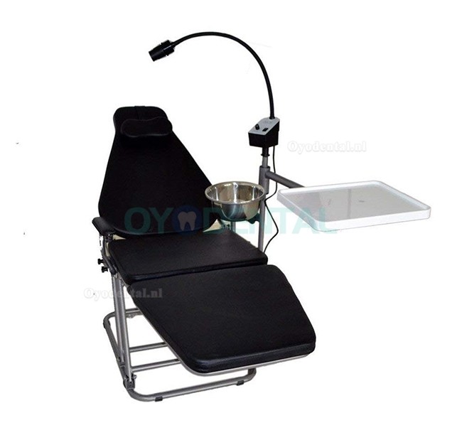 Dynamic DU32L draagbare tandartsstoel met led-onderzoekslamp DLG101+ tandartskruk DS08