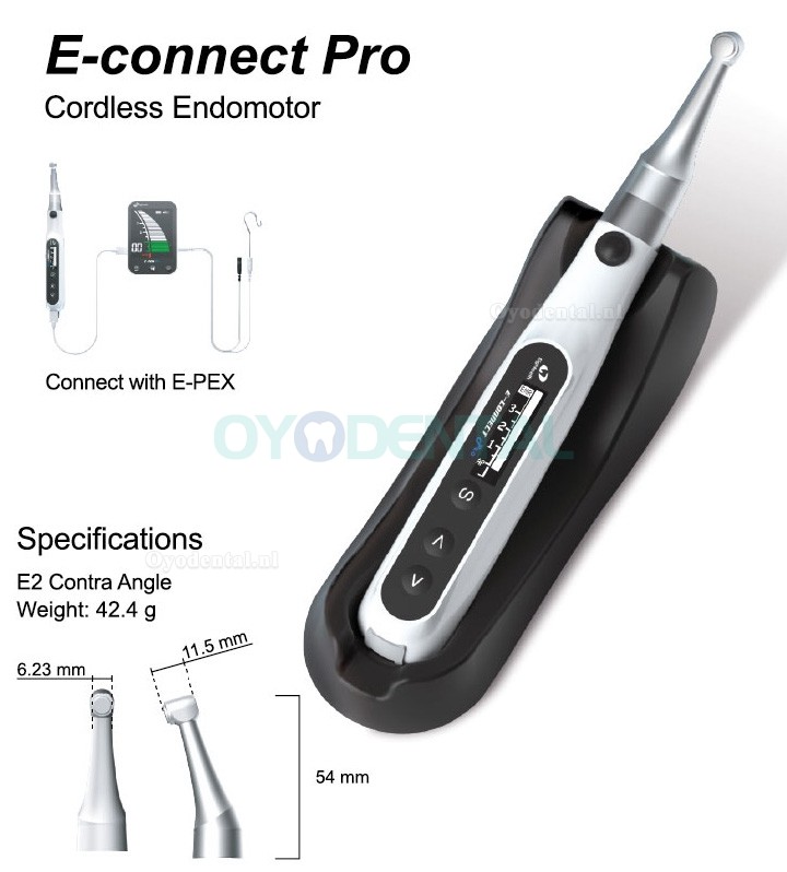 Eighteeth E-Connect Pro Draadloze Endo-motor Compatibel met E-PEX Pro Apex-locator
