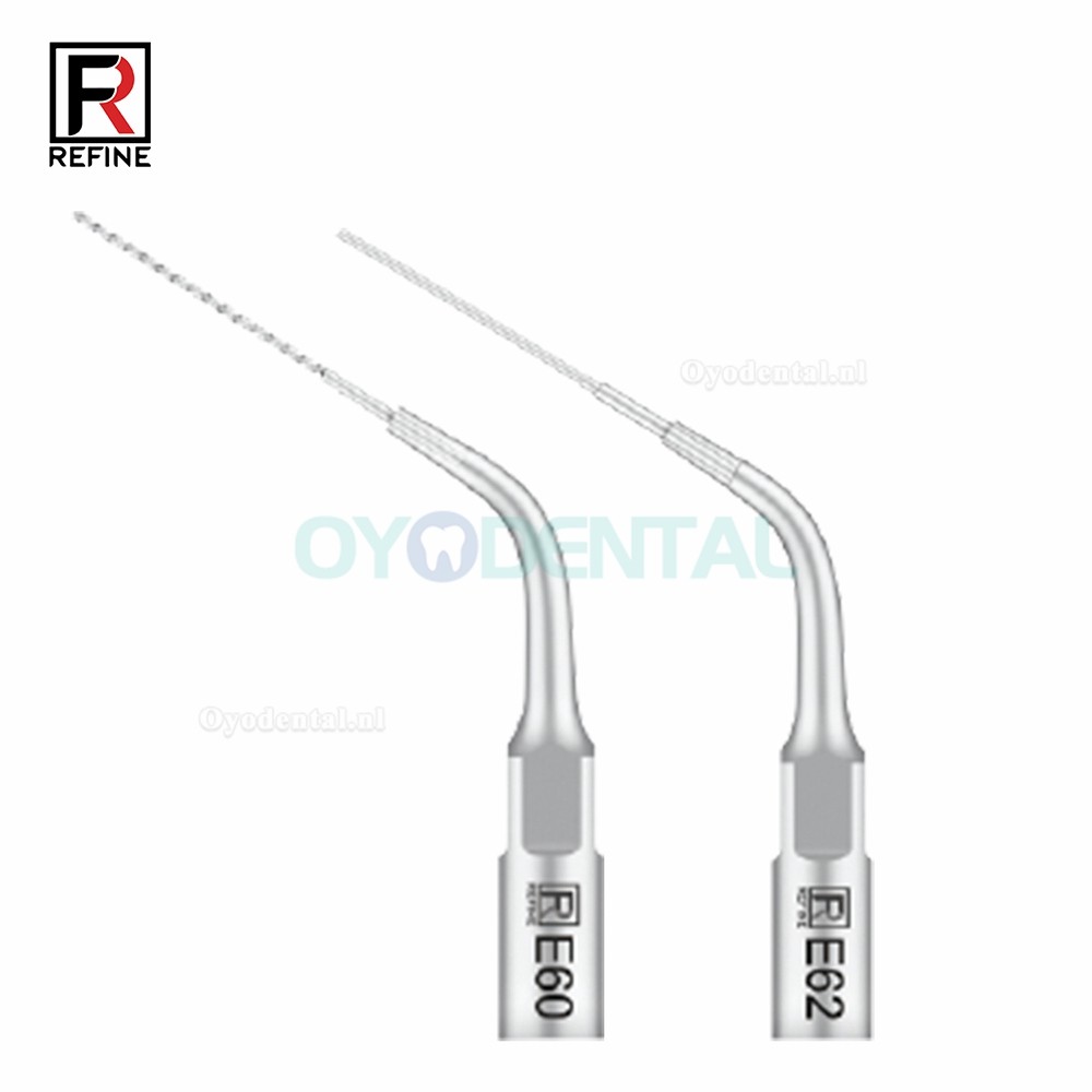 5Pcs Ultrasoon tips Endo E60 E62 compatibel met REFINE EMS MECTRON WOODPECKER scaler handstuk