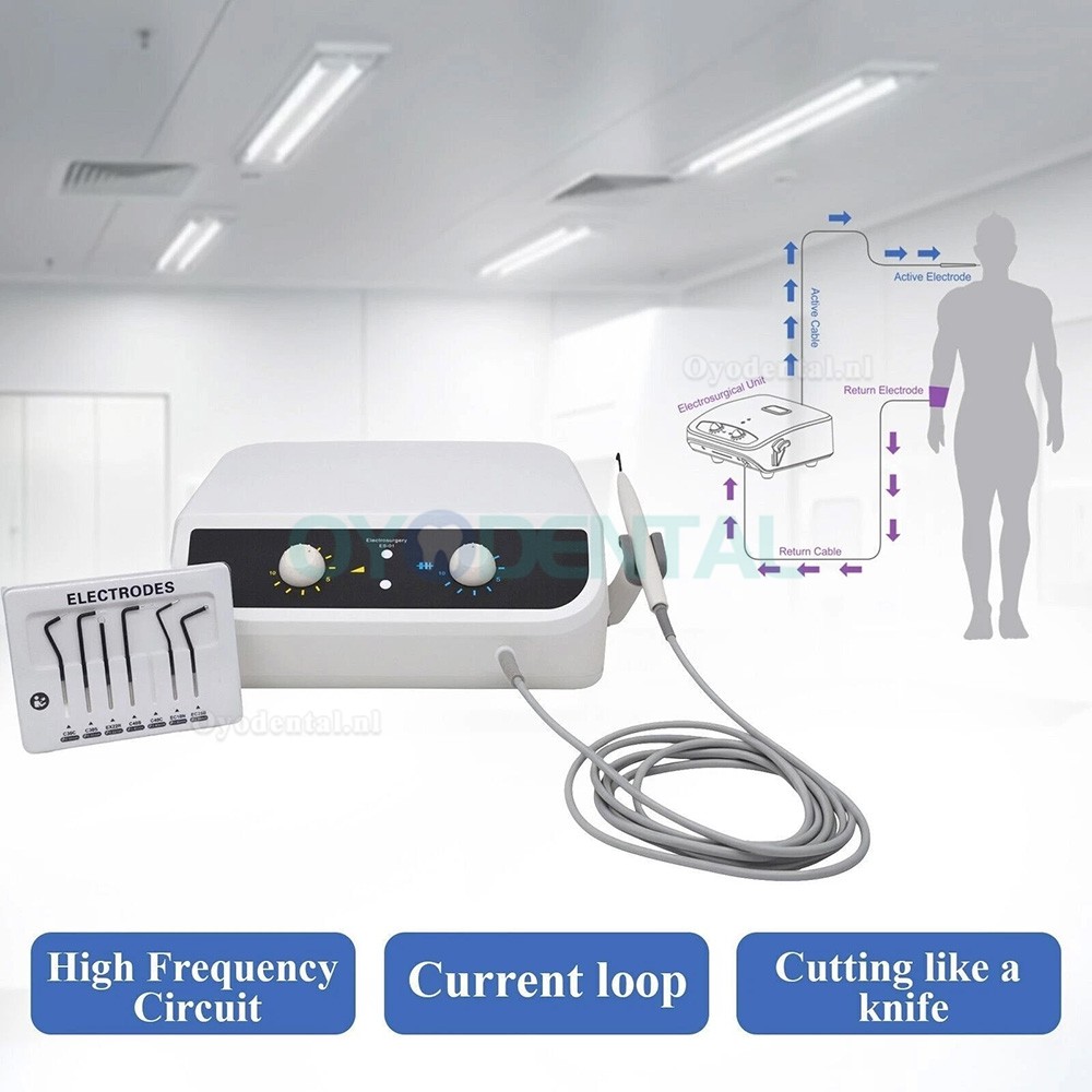 ES-01 tandheelkunde elektrochirurgie apparatuur met 7 elektroden