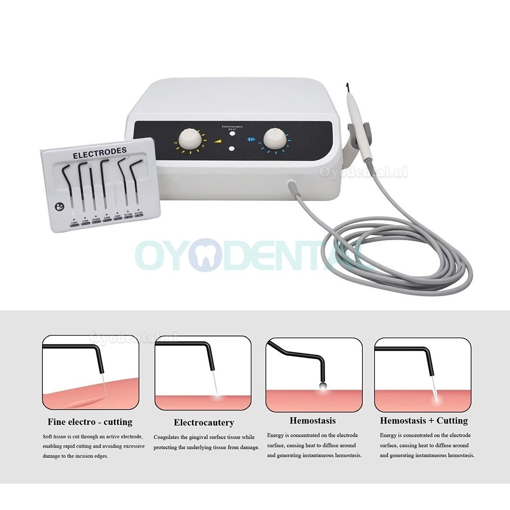 ES-01 tandheelkunde elektrochirurgie apparatuur met 7 elektroden