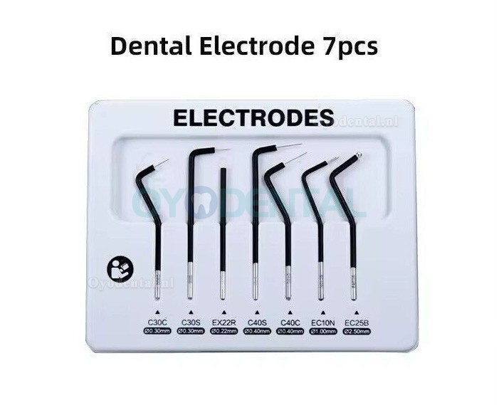 7 stuks vervangende elektrochirurgische tips voor het orale elektrocauterisatiesysteem