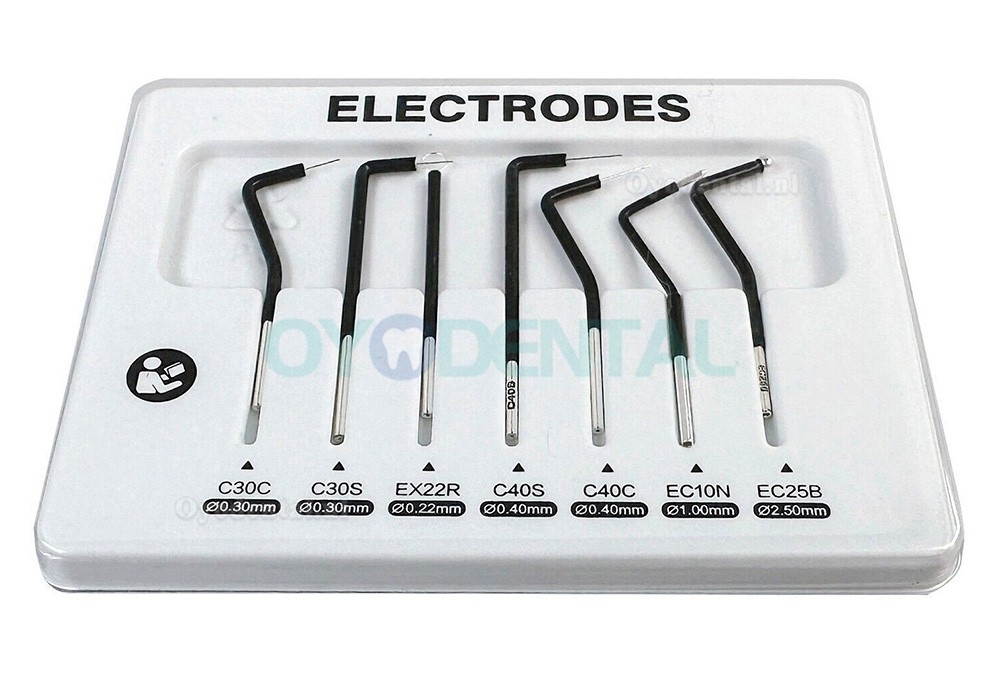 7 stuks vervangende elektrochirurgische tips voor het orale elektrocauterisatiesysteem