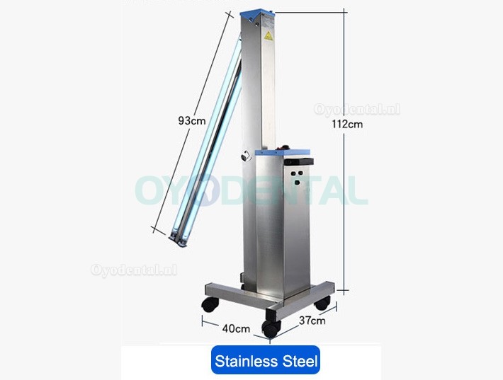 FY® 30DS Mobiele UV + Ozon Desinfectie Auto Ultraviolet Lamp Roestvrijstalen trolleywagen FY® 30DS Mobiele UV + Ozon Desinfectie Auto Ultraviolet Lamp Roestvrijstalen trolleywagen