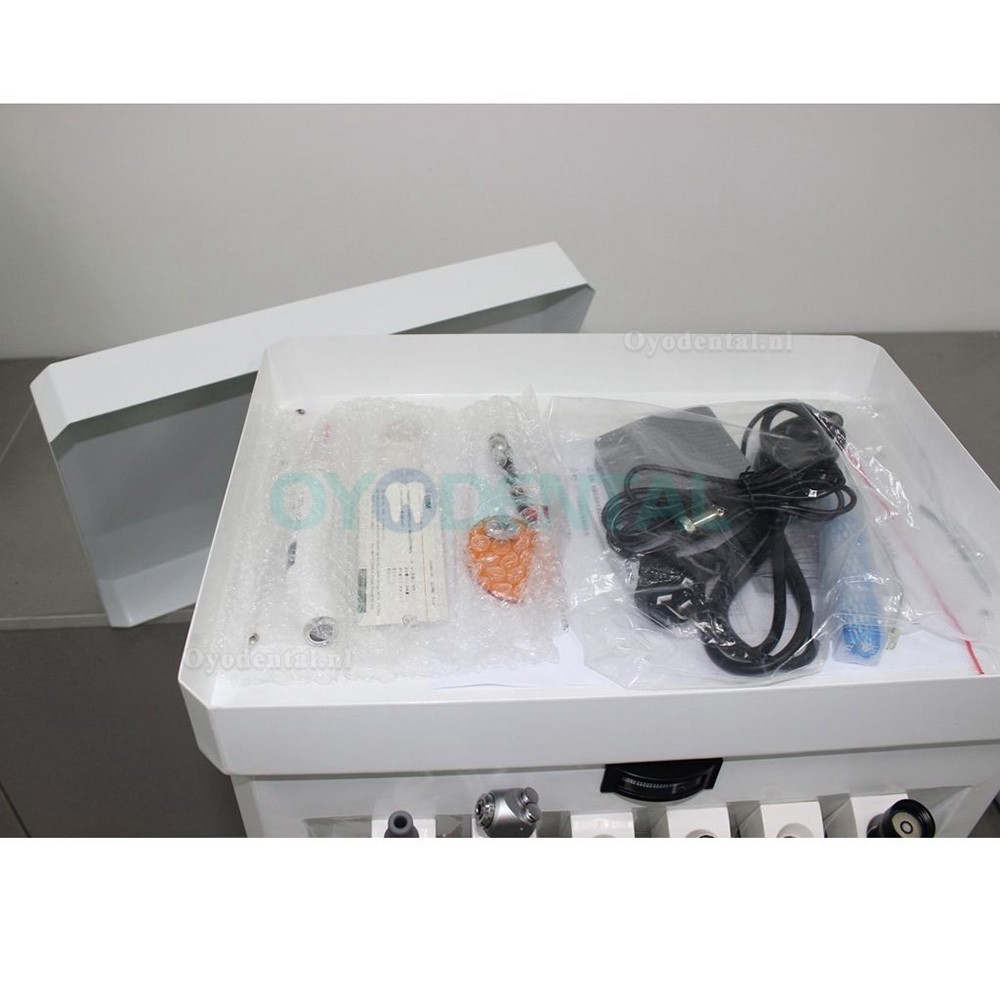 GREELOY Mobiele tandheelkundige bezorgwagen met luchtCompressor Scaler LED-uithardingslicht