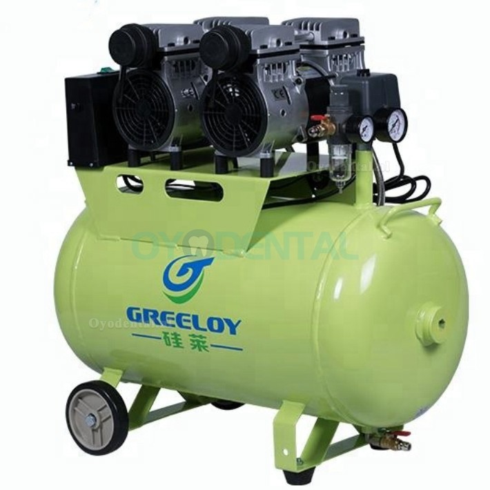 Greeloy® GA-82 Oilless Tandheelkundige luchtCompressor Dubbele motor