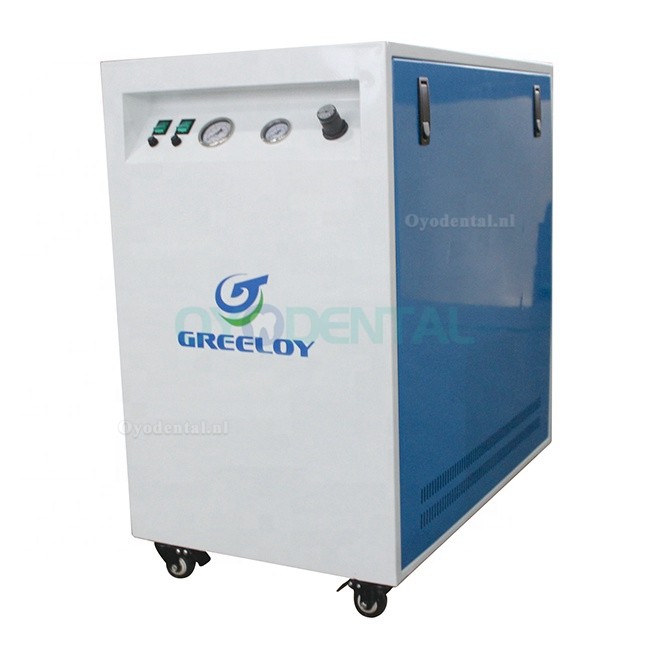 Greeloy® GA-83 Tandheelkundig luchtCompressor Olievrij Met Silent Cabinet