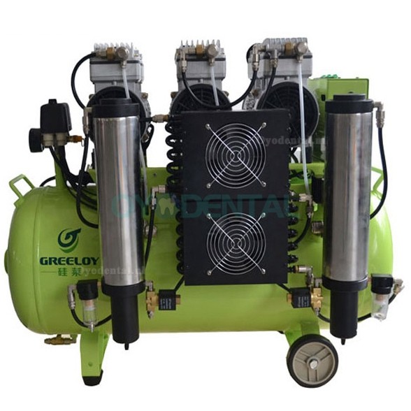 Greeloy® GA-83Y Tandheelkundige luchtCompressor Olievrij met droger Greeloy® GA-83Y Tandheelkundige luchtCompressor Olievrij met droger
