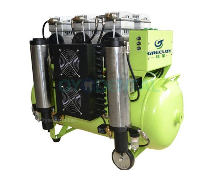 Greeloy® GA-83Y Tandheelkundige luchtCompressor Olievrij met droger Greeloy® GA-83Y Tandheelkundige luchtCompressor Olievrij met droger