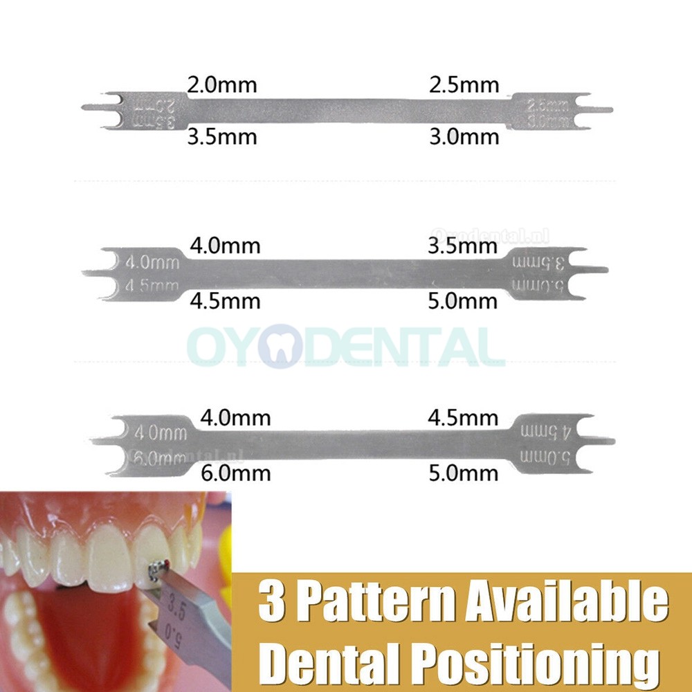 Dental Orthodontisch Instrument Haakje Positioneringshoogte Soort lont type instrumenten