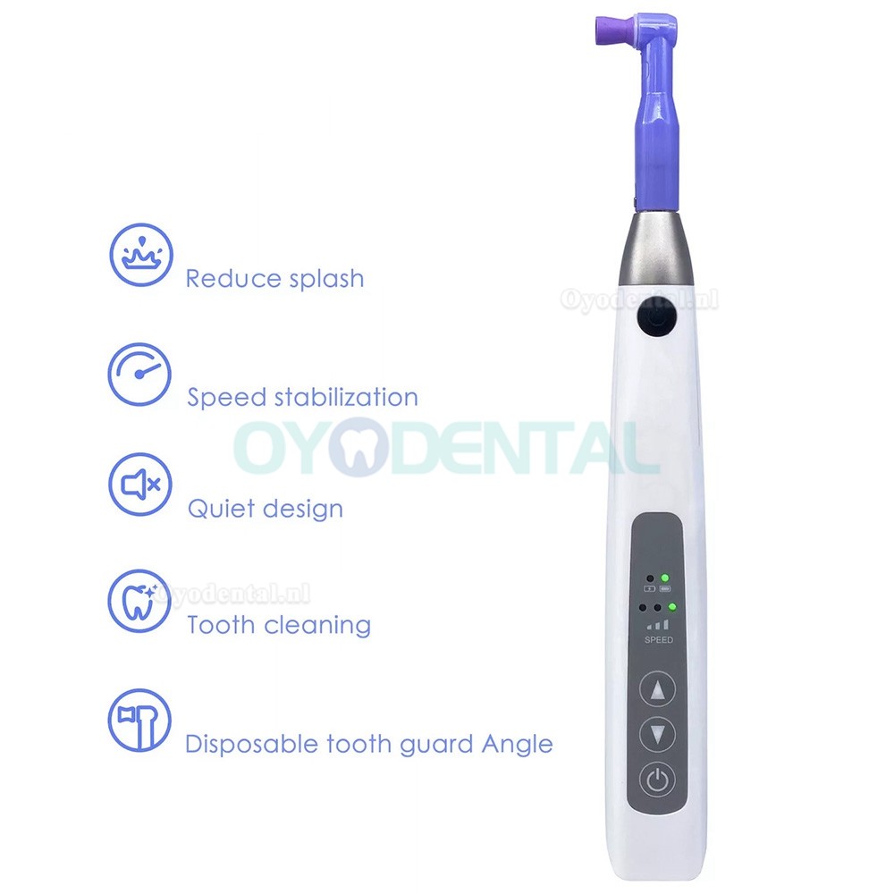 I-Prophy Elektrische draadloze tandheelkundige hygiëne profylaxe handstuk 360° draaibaar I-Prophy Elektrische draadloze tandheelkundige hygiëne profylaxe handstuk 360° draaibaar