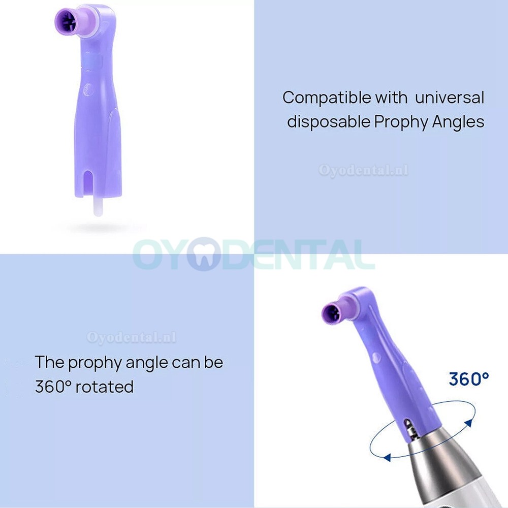 I-Prophy Elektrische draadloze tandheelkundige hygiëne profylaxe handstuk 360° draaibaar I-Prophy Elektrische draadloze tandheelkundige hygiëne profylaxe handstuk 360° draaibaar