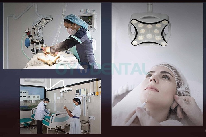 Micare JD1700 Operatielamp Tandarts Plafond Model LED Onderzoek Examen Licht Schaduwloos