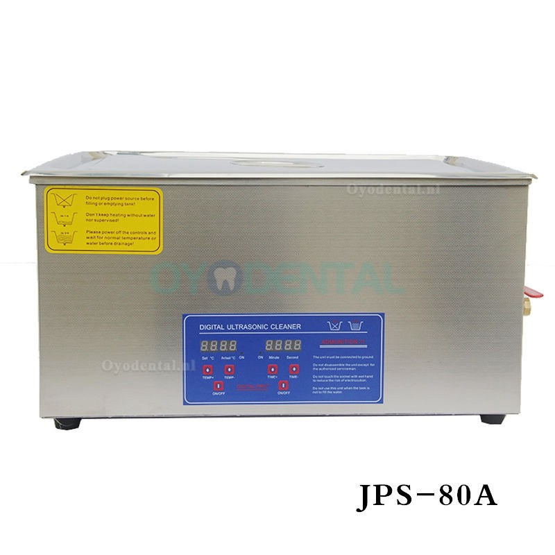 22L Roestvrijstalen Ultrasone Reiniger JPS-80A Met Digitale Regeling LCD ＆ NC Verwarming