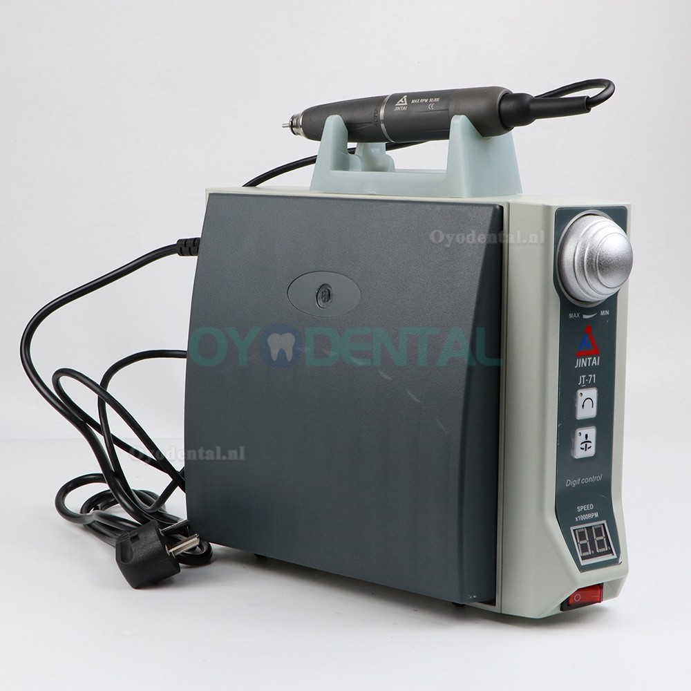 JT-71 Dental Lab Borstelloos polijsthandstuk met micromotor 50,000rpm 50K rpm