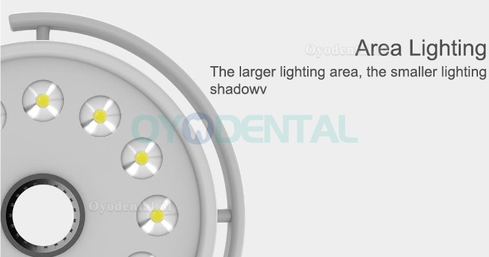 KWS® KD-2012D-3 Mobiele staand tandheelkundige chirurgische lamp LED Schaduwloze Operatielamp Vloerstandaard