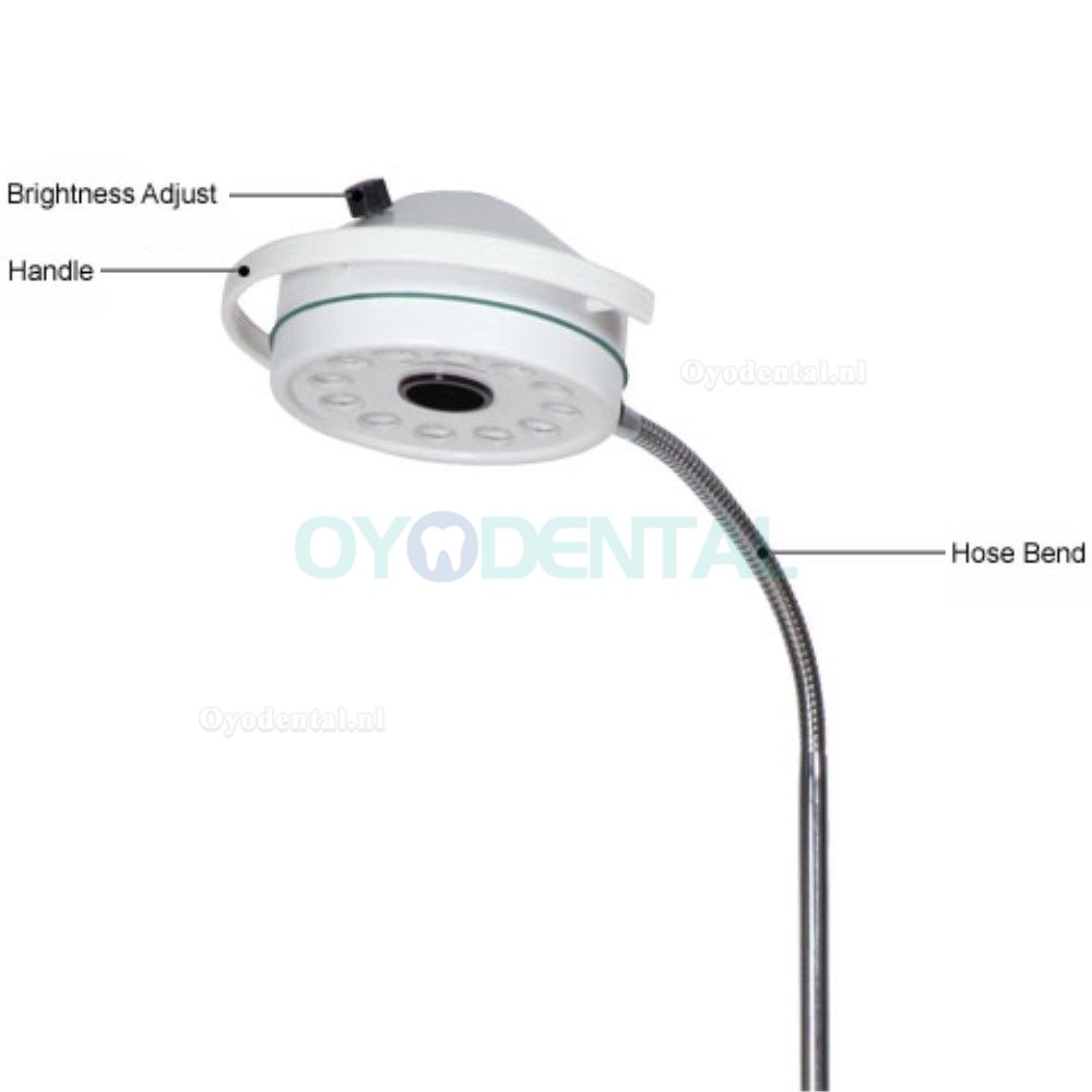 KWS® KD-2012D-3 Mobiele staand tandheelkundige chirurgische lamp LED Schaduwloze Operatielamp Vloerstandaard