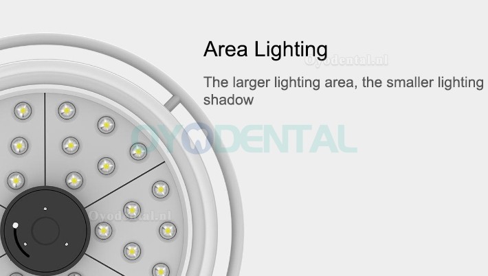 KWS KD-2036D-1 108W Muur Opknoping Schaduwloze Lamp Chirurgisch Medisch Onderzoek Licht