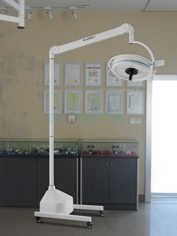 KWS KD-2036D-3 108W Mobiel Operatielamp Staand LED Schaduwloze lamp Chirurgisch Medisch Onderzoekslicht