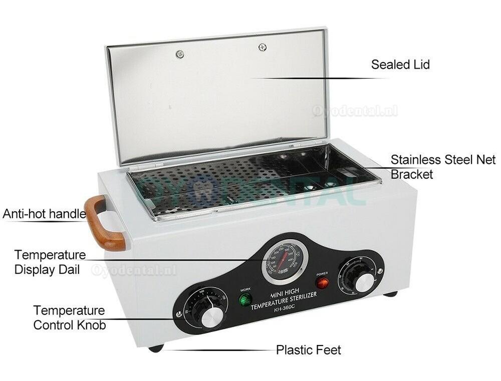 NOVA® FMX-7-5 Tandheelkundige Droge Warmte-Sterilisator Medische Dierenarts Tatoeage Met Temperatuurregeling / Display