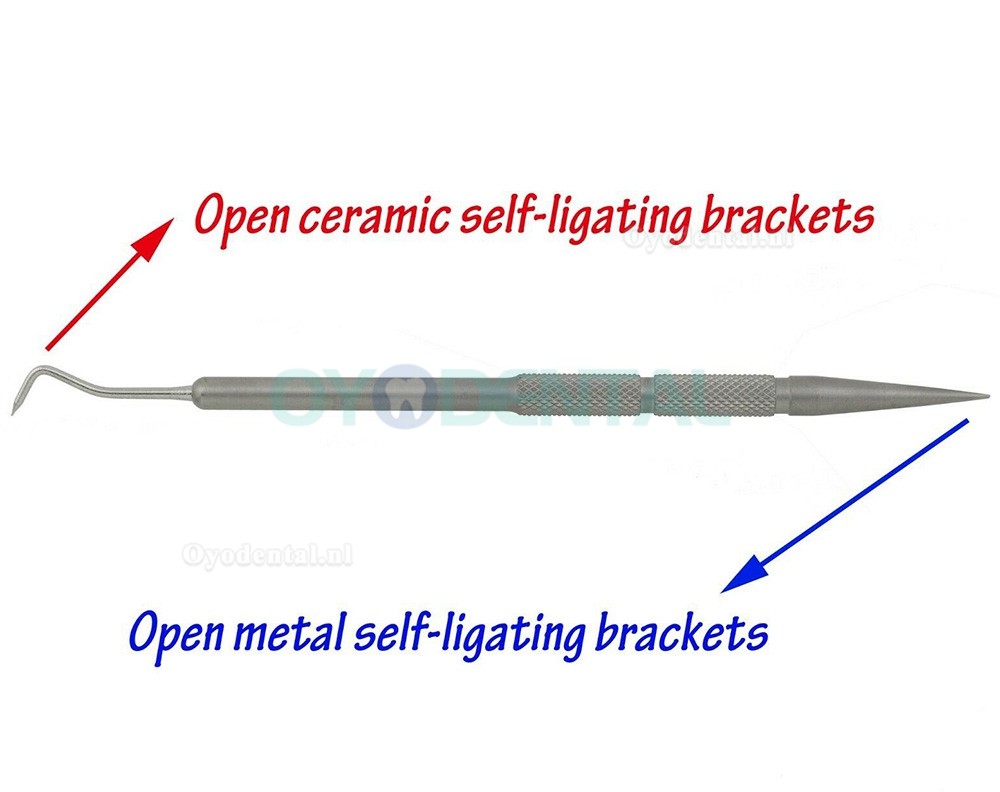 Orthodontische Zelfligerende Beugels Keramiek Roth 0,022 3-4-5 Met Haken