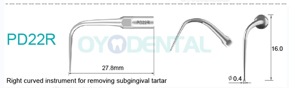 Refine Ultrasone scaler tips P10 P11 P12 P14L P18 P20 P20L P20R P21 22 LR compatibel met Woodpecker EMS