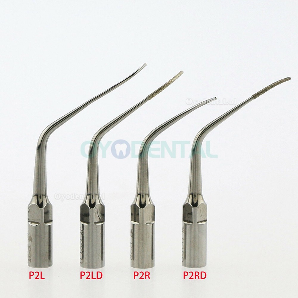 10Pcs Woodpecker Ultrasone scaler Tips Parodontaal P2L P2R P2LD P2RD compatibel met EMS UDS