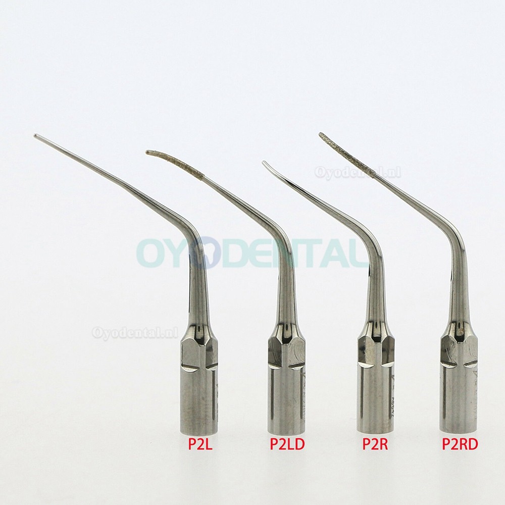 10Pcs Woodpecker Ultrasone scaler Tips Parodontaal P2L P2R P2LD P2RD compatibel met EMS UDS