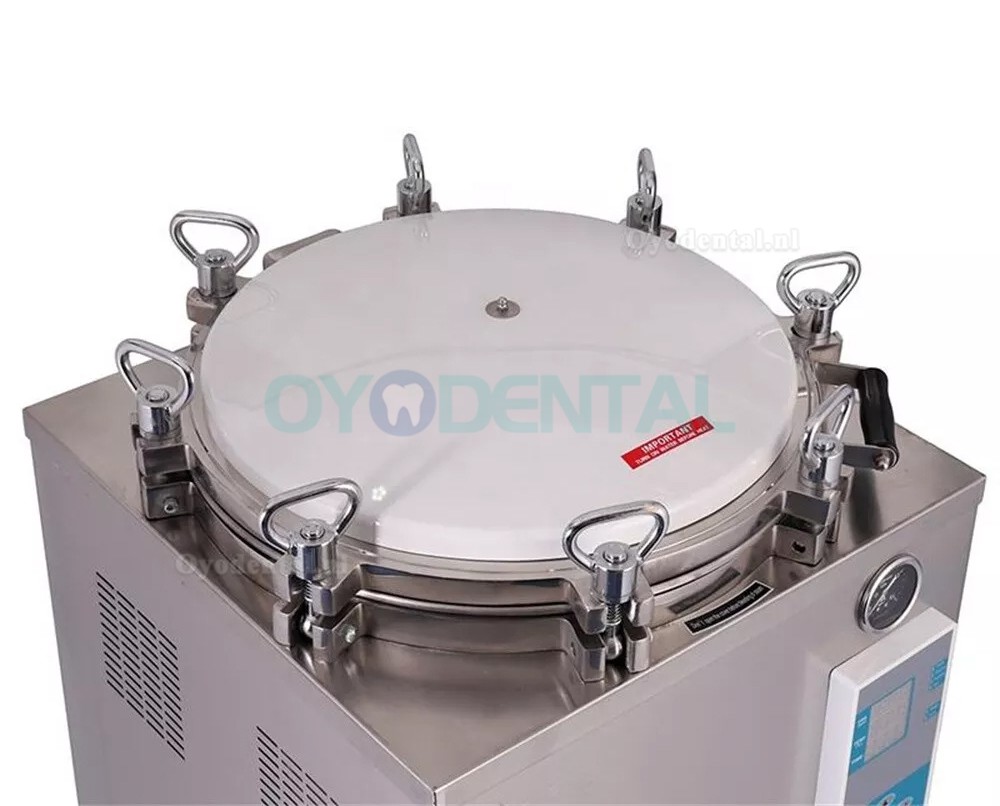 35L-150L Automatische grote verticale hogedrukstoomautoclaafsterilisator 105℃-134℃