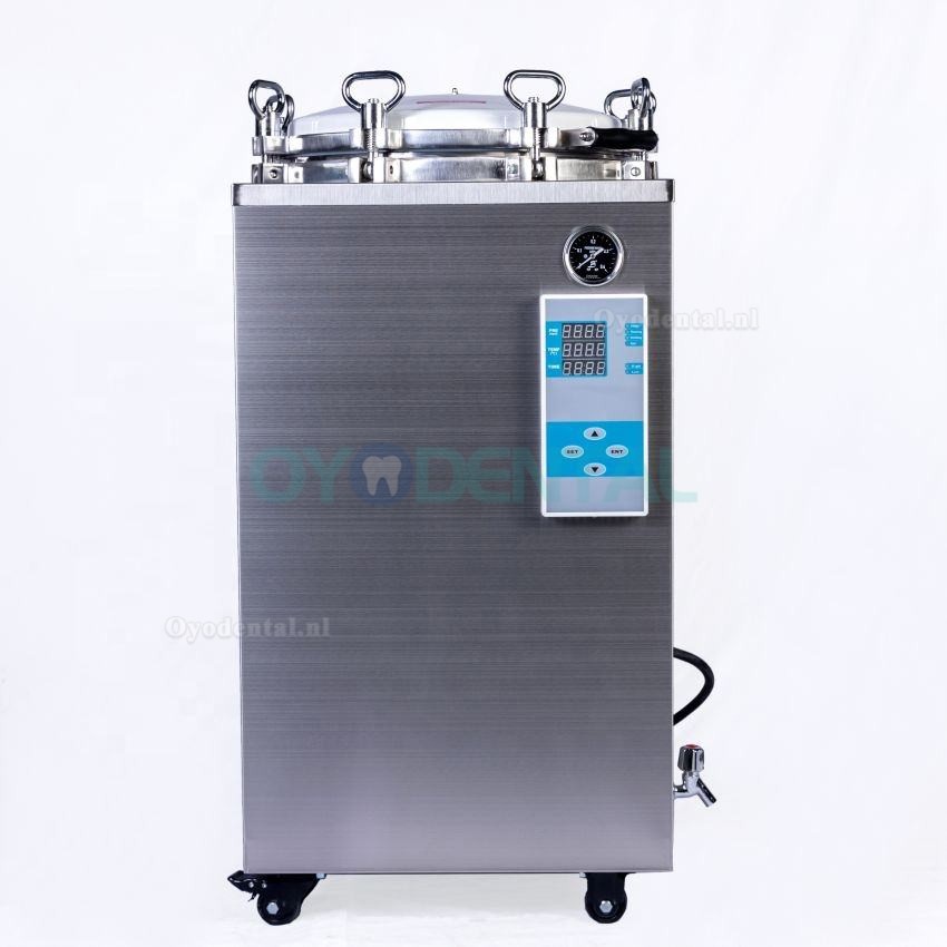 35L-150L Automatische grote verticale hogedrukstoomautoclaafsterilisator 105℃-134℃