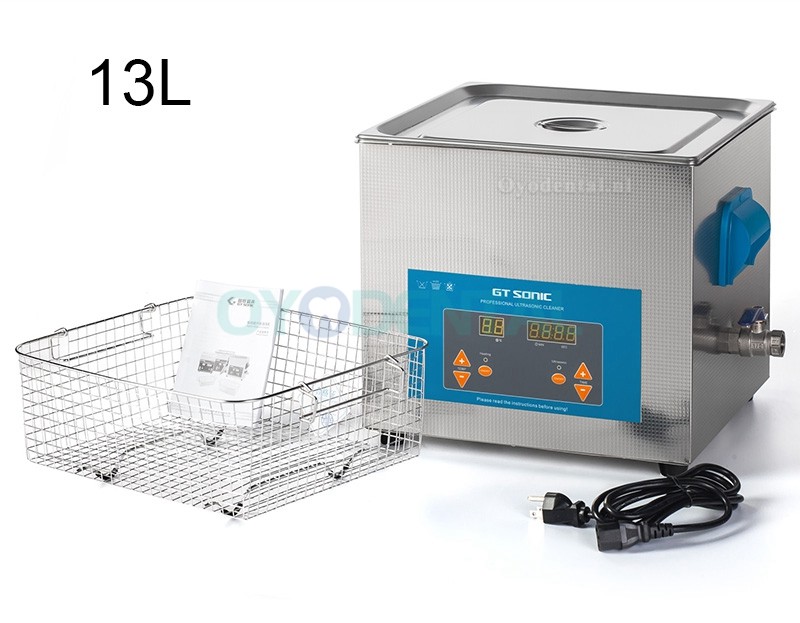 GT SONIC QTD 2-27L Digitale ultrasone reiniger op tafelblad met verwarming voor tandheelkunde laboratorium industrie