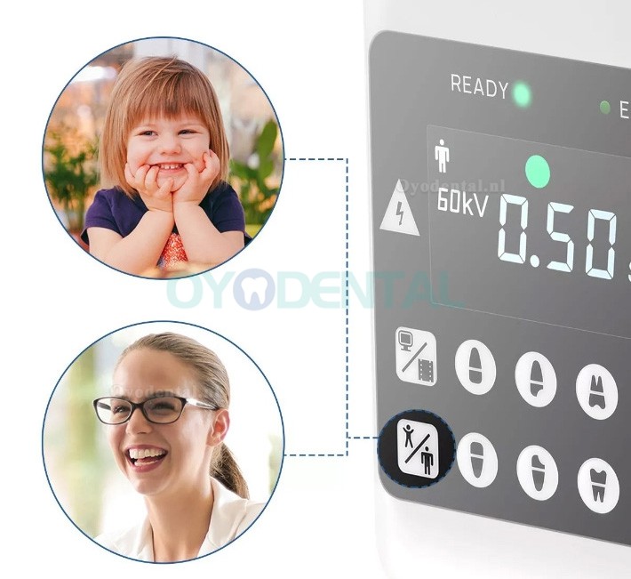 Draagbare digitale tandheelkundige röntgenmachine met hoge frequentie RAY-221