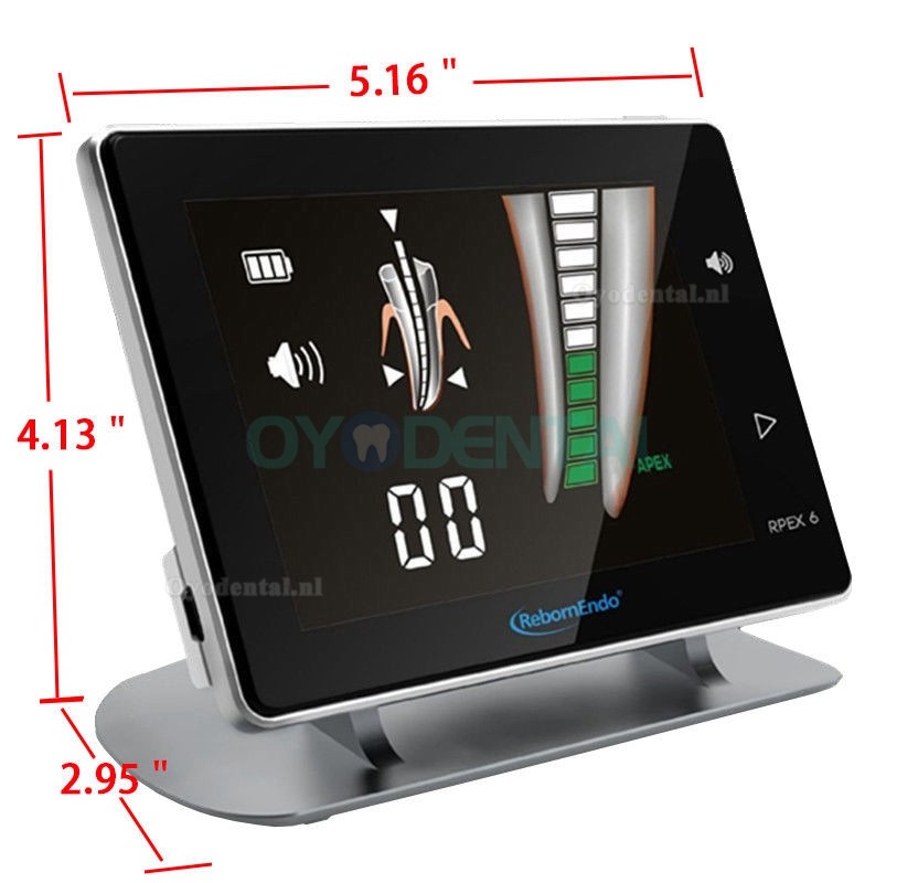 RebomEndo 4.5 LCD Wortelkanaalbehandeling Apex Locator Endodontologie Finder RPEX 6