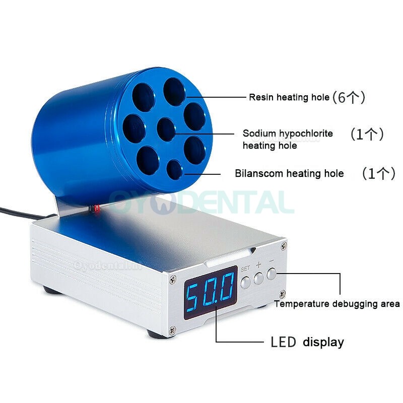 Tandheelkundige composietharsverwarmer met digitaal schermmateriaal verzacht warmer 30-70℃