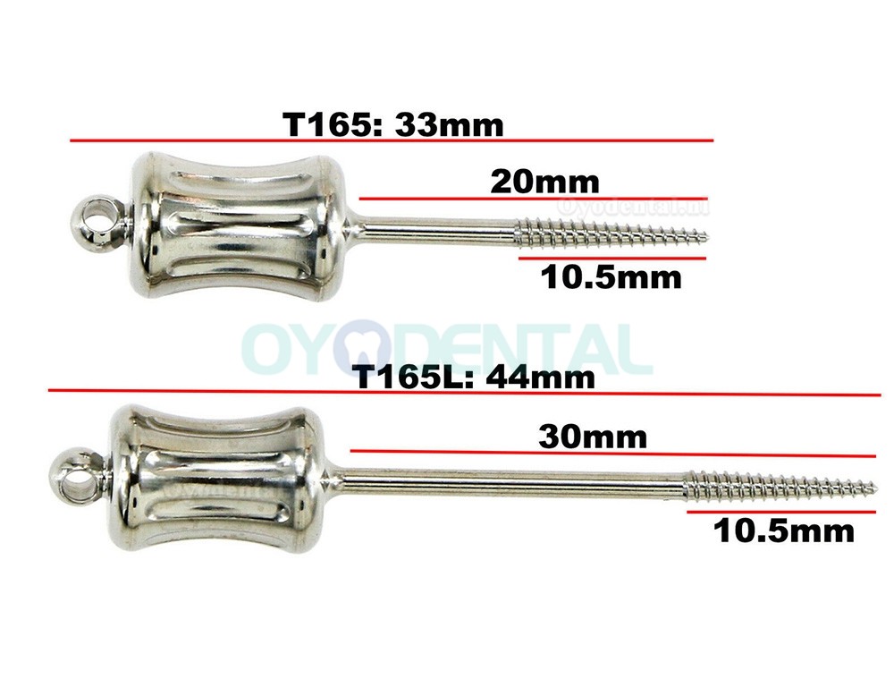 Tandhandextractor Extract Apicale wortelfragmenten Lang 44 mm Kort 33 mm