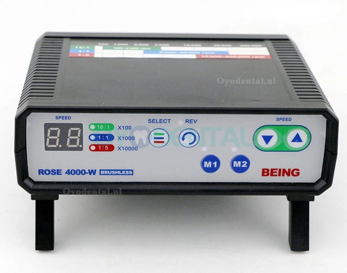 Being® borstelloze Rose 4000W LED elektrische micromotor