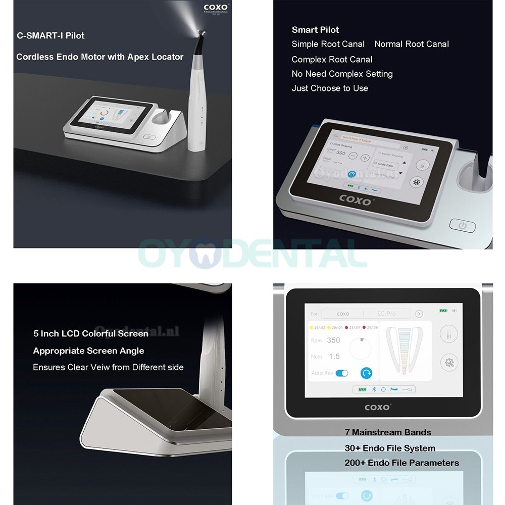 COXO C SMART I Pilot Cordless Dental Endo Motor with Apex Locator Endodontic LED