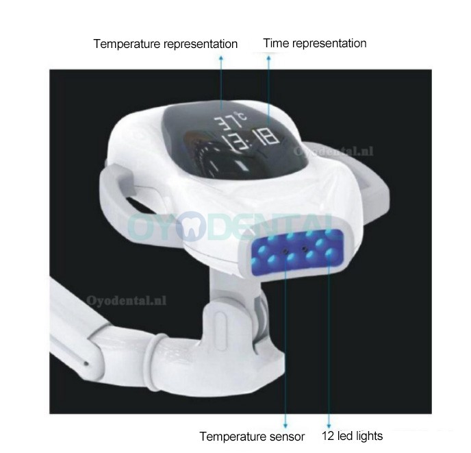 Nieuwe constante temperatuur mobiele led tandheelkundige tanden bleekversneller licht