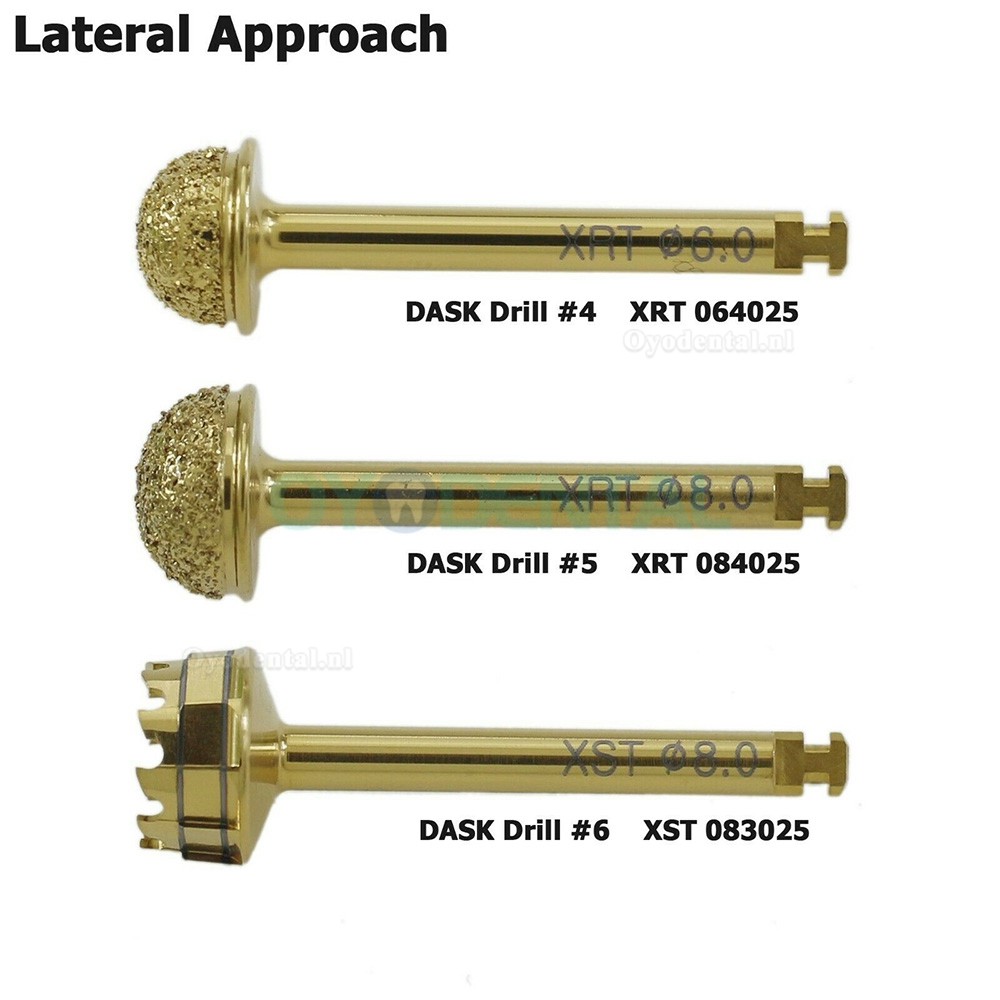 DASK Dentium Sinus Implantaathoogteboor handinstrumentenset