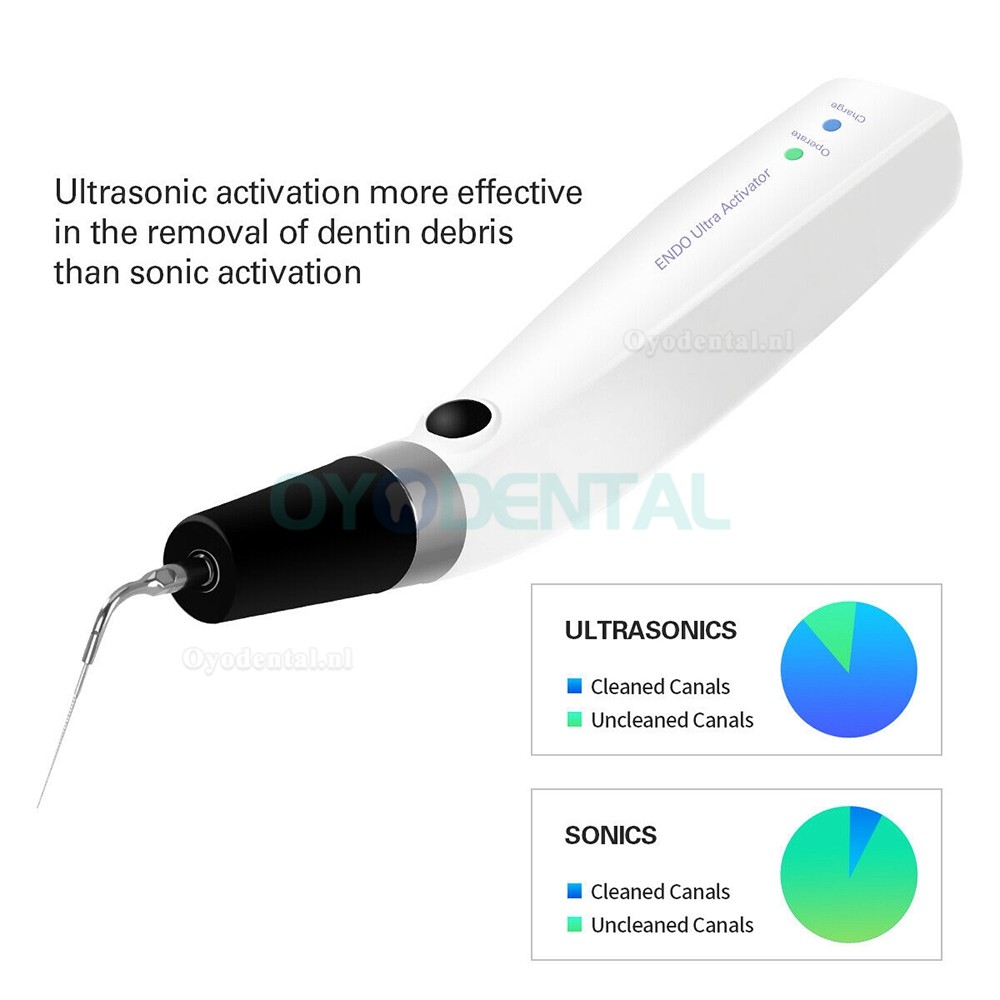 Dental Sonic Endodontische Irrigator Ultrasone Ultra-activator Handstuk + 6 Pcs Titanium Tips