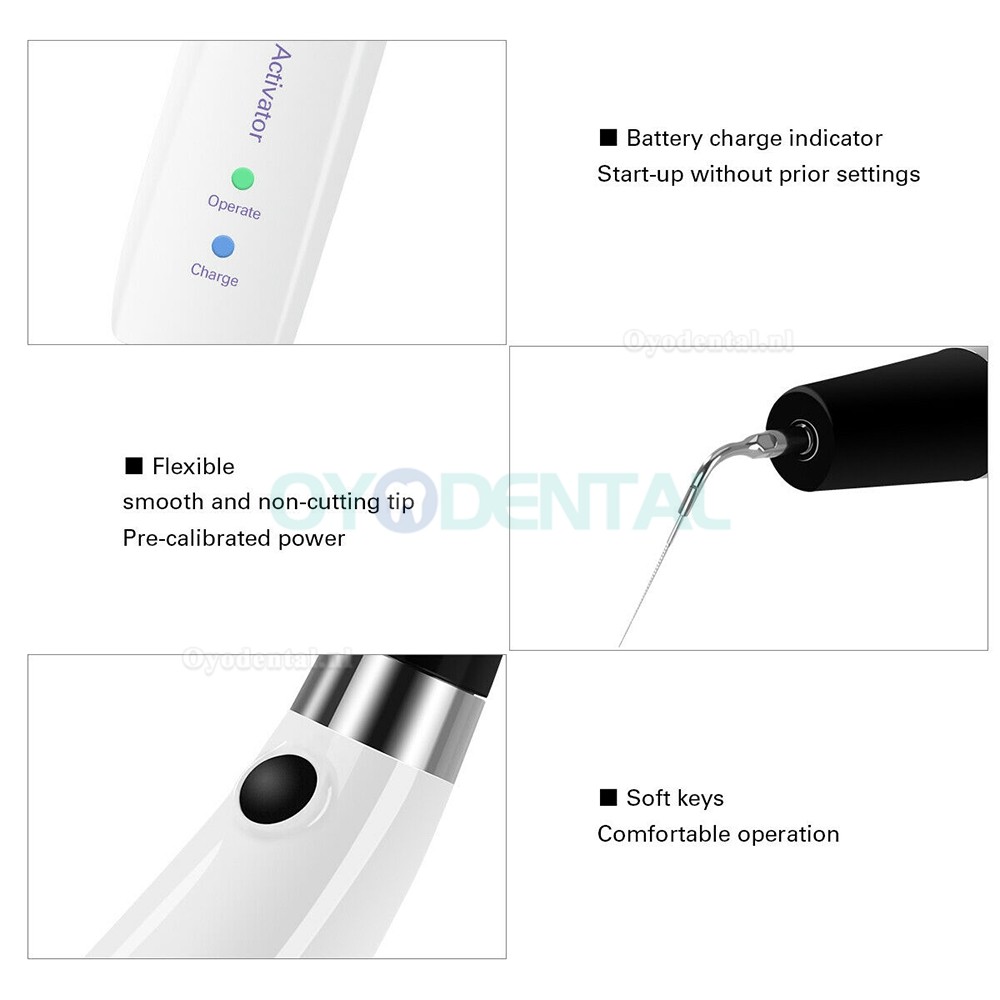 Dental Sonic Endodontische Irrigator Ultrasone Ultra-activator Handstuk + 6 Pcs Titanium Tips