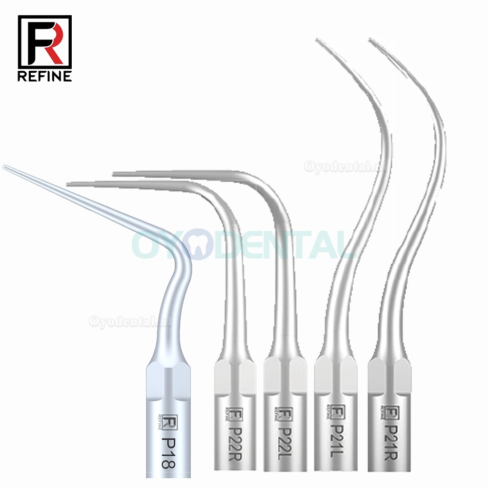 5Pcs Ultrasoon tips P2L P2R P2LD P2RD P5 P6 P7 P8 P10 P11 P12 P14L compatibel met Refine EMS Woodpecker scaler handstuk