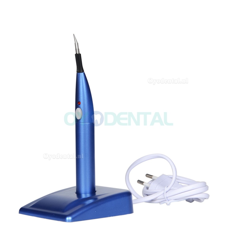 Tandheelkundige Endo draadloze Gutta Cutter Cutter Tooth Gum Cutter met 4 Tips blauwe kleur